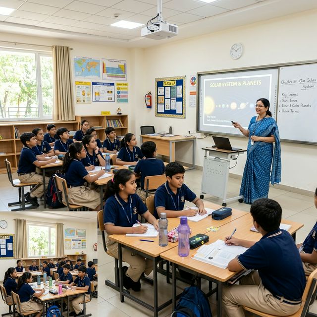 Study Square Crash Course — Students learning in modern classroom
